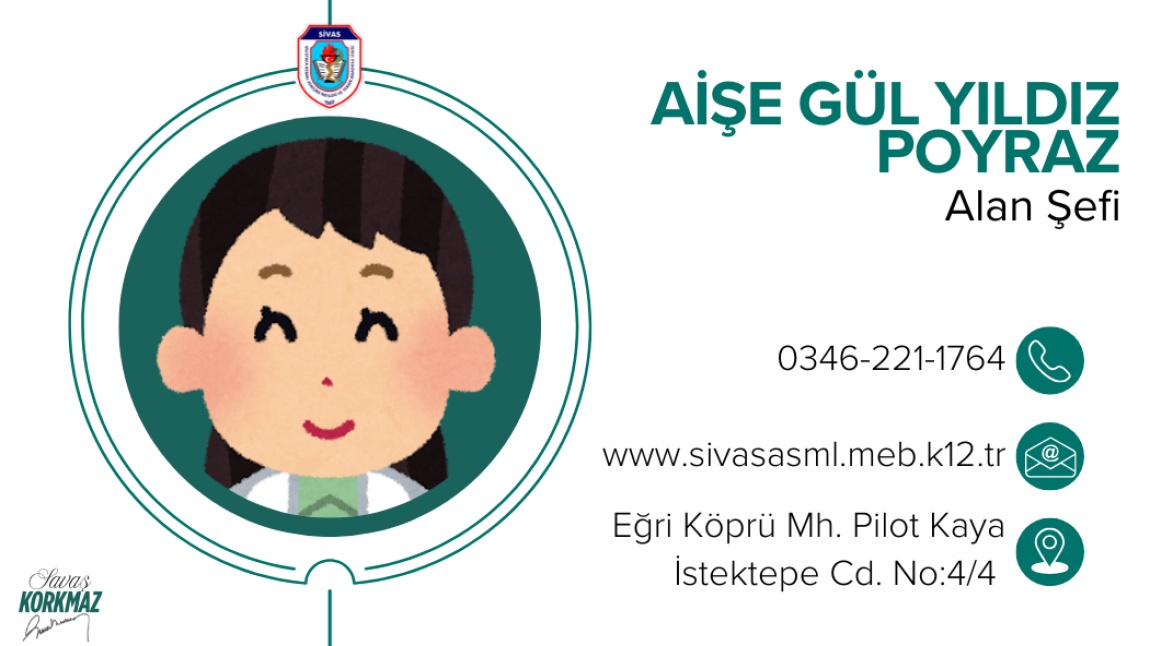 AİŞE GÜL YIDIZ POYRAZ - ALAN ŞEFİ