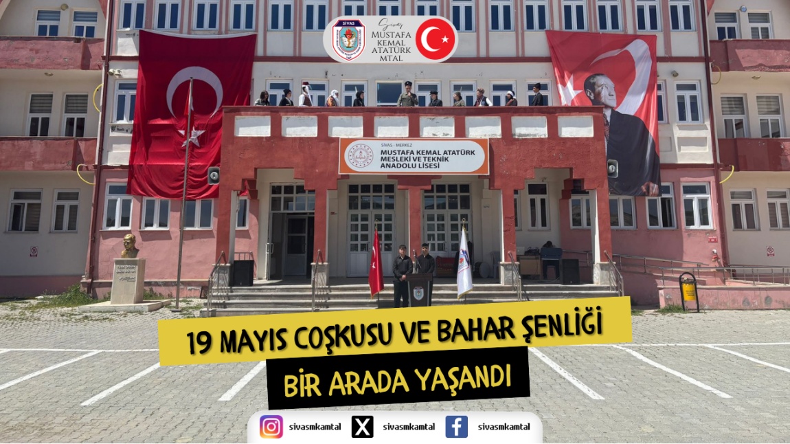 19 MAYIS ÇOŞKUSU VE BAHAR ŞENLİĞİ BİR ARADA YAŞANDI